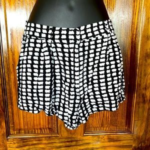 Black & White Shorts